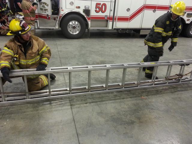 Firefighter 1 Practicals ( Ground Ladder Carries) 3/19/14